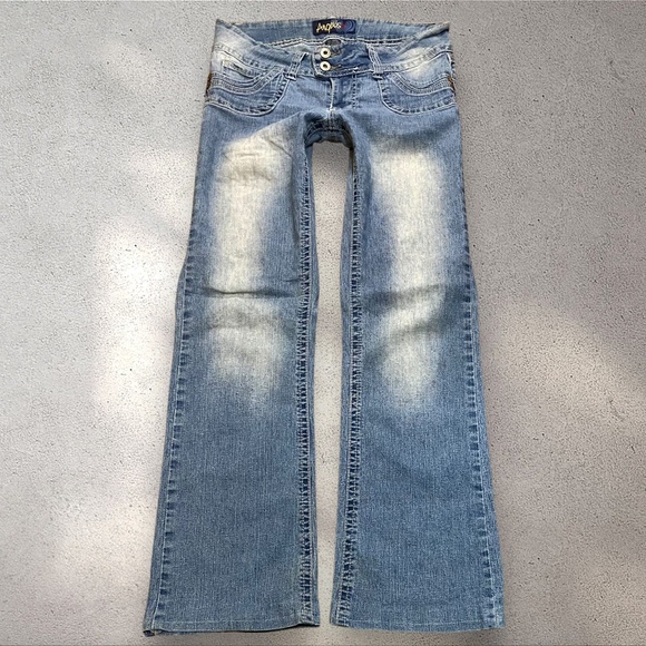 !! SOLD DO NOT BUY !! Angels Low Rise Bootcut Jeans - Picture 1 of 8